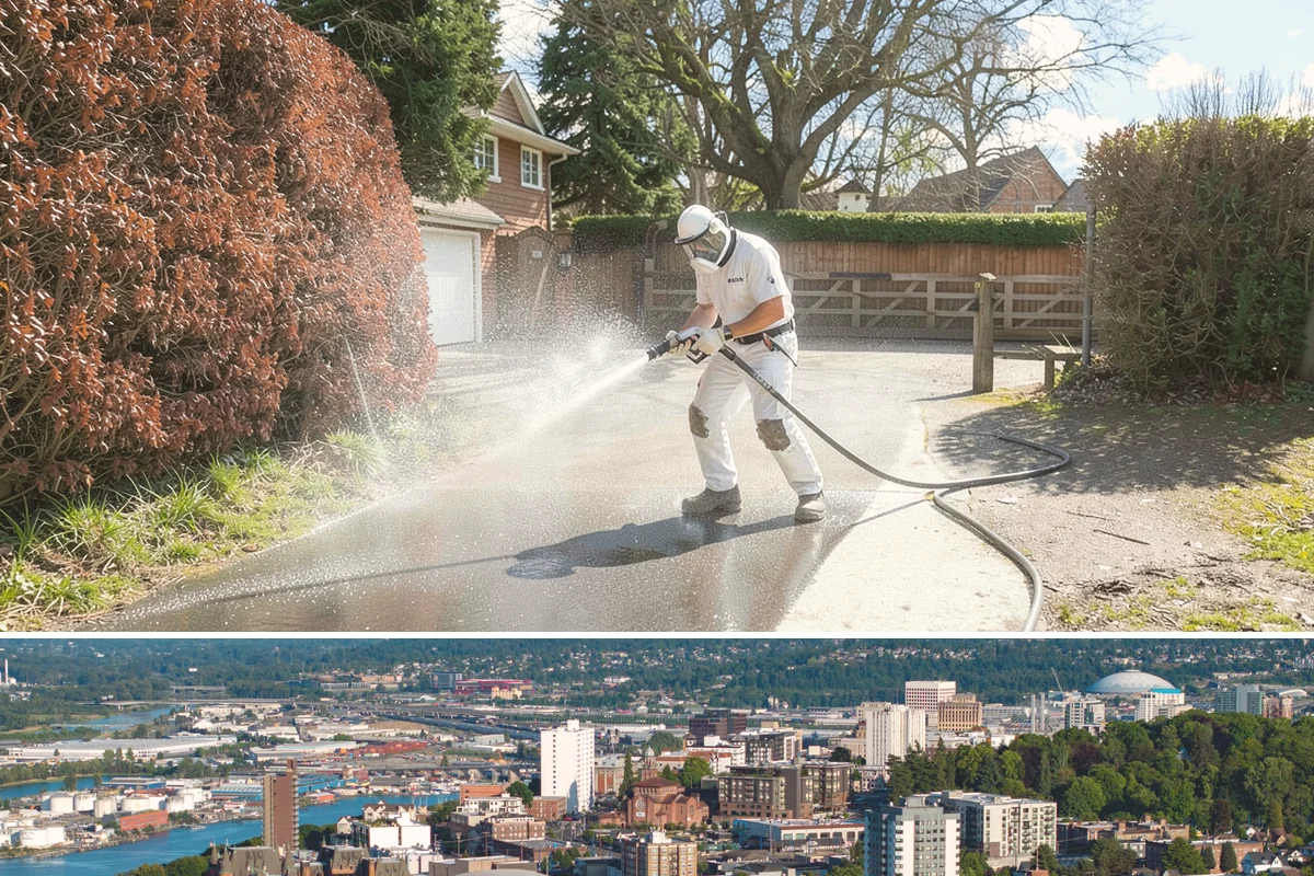 Mildew Removal in Tacoma, Pierce County, WA - Treat mildew in late spring once temperatures rise, clearing the buildup that accumulates through the wet winter.