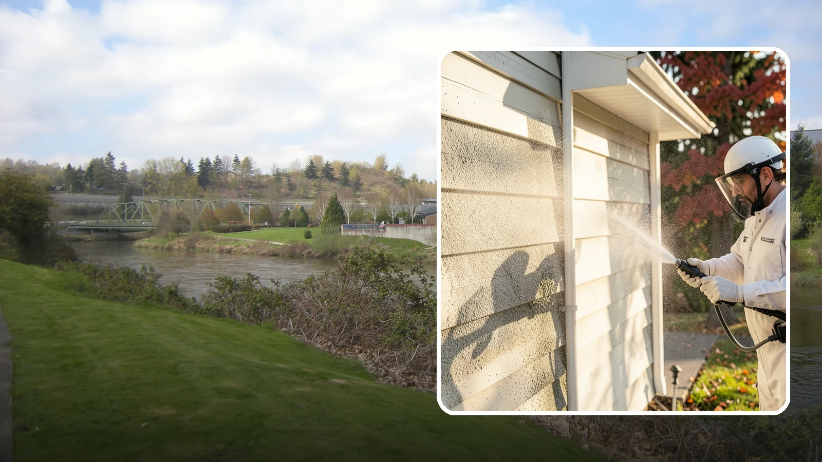 Mildew Removal in Tukwila, King County, WA - Soft-wash mildew removal that clears the powdery gray and black film from siding, trim, and outdoor surfaces.