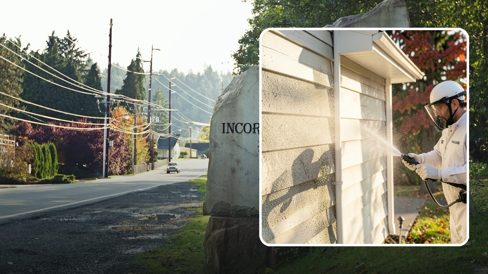 Mildew Removal in Wilkeson, Pierce County, WA - Soft-wash mildew removal that clears the powdery gray and black film from siding, trim, and outdoor surfaces.