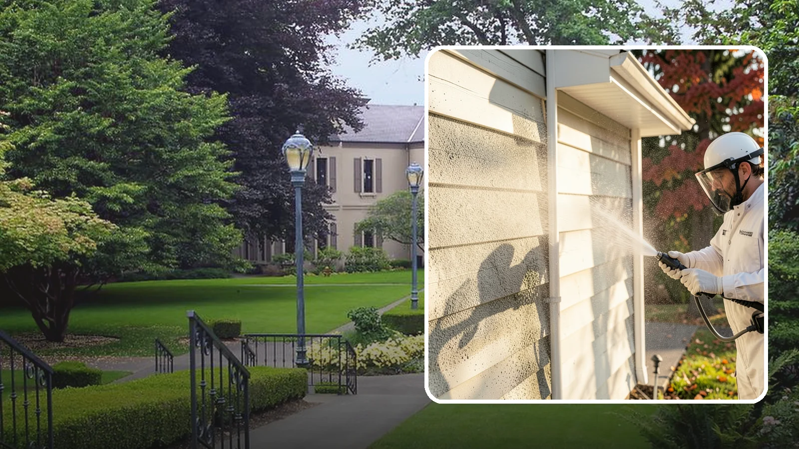 Mildew Removal in Woodinville, King County, WA - Soft-wash mildew removal that clears the powdery gray and black film from siding, trim, and outdoor surfaces.