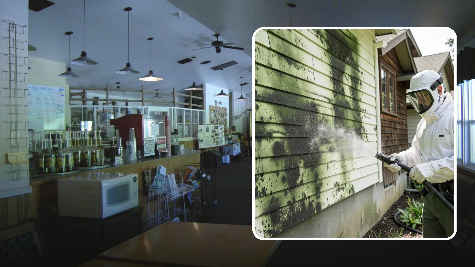 Mold Removal in Black Diamond, King County, WA - Targeted soft-wash mold treatment that kills and removes green and black mold from siding, roofs, and hardscapes.