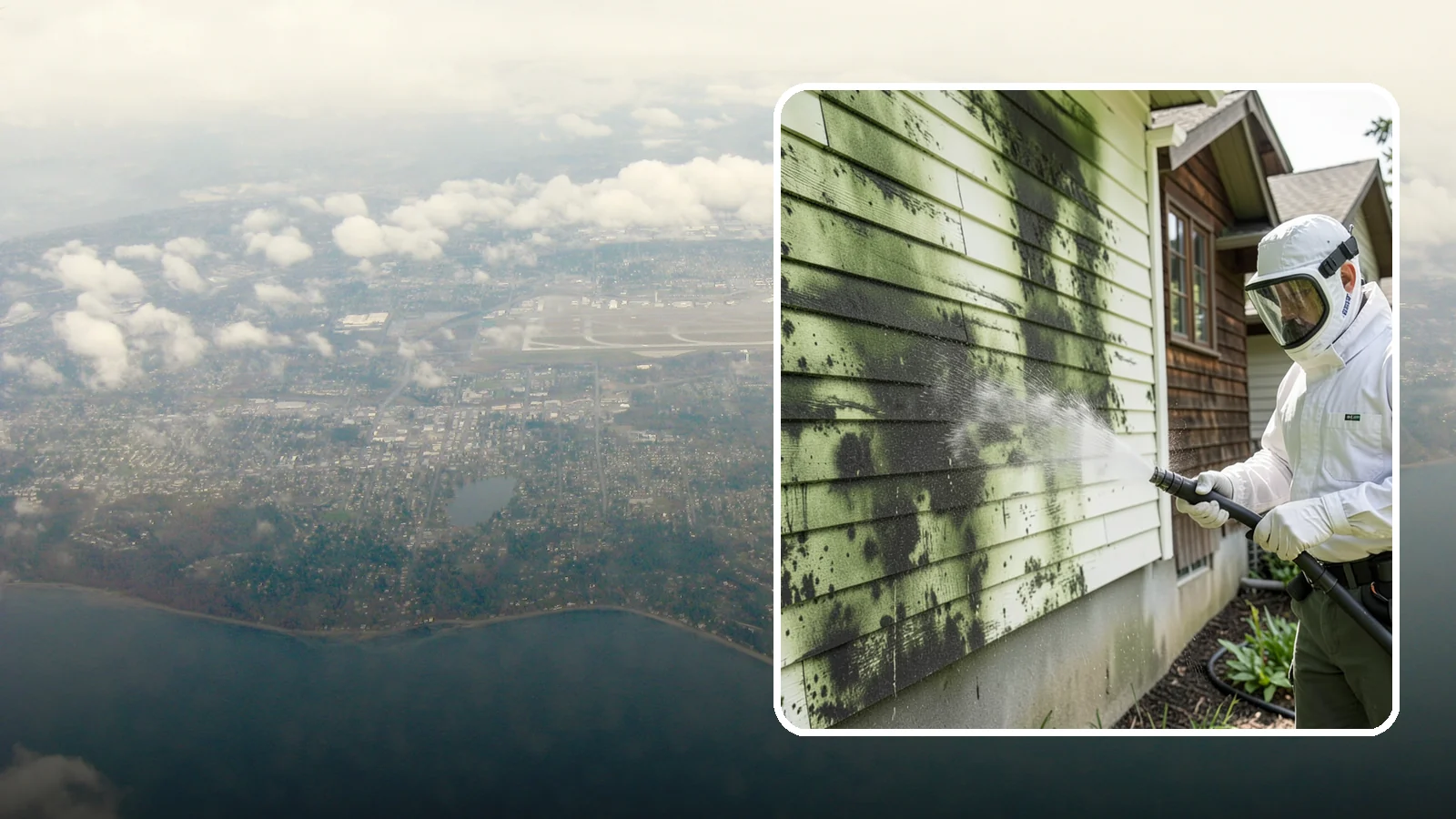 Mold Removal in Burien, King County, WA - Targeted soft-wash mold treatment that kills and removes green and black mold from siding, roofs, and hardscapes.