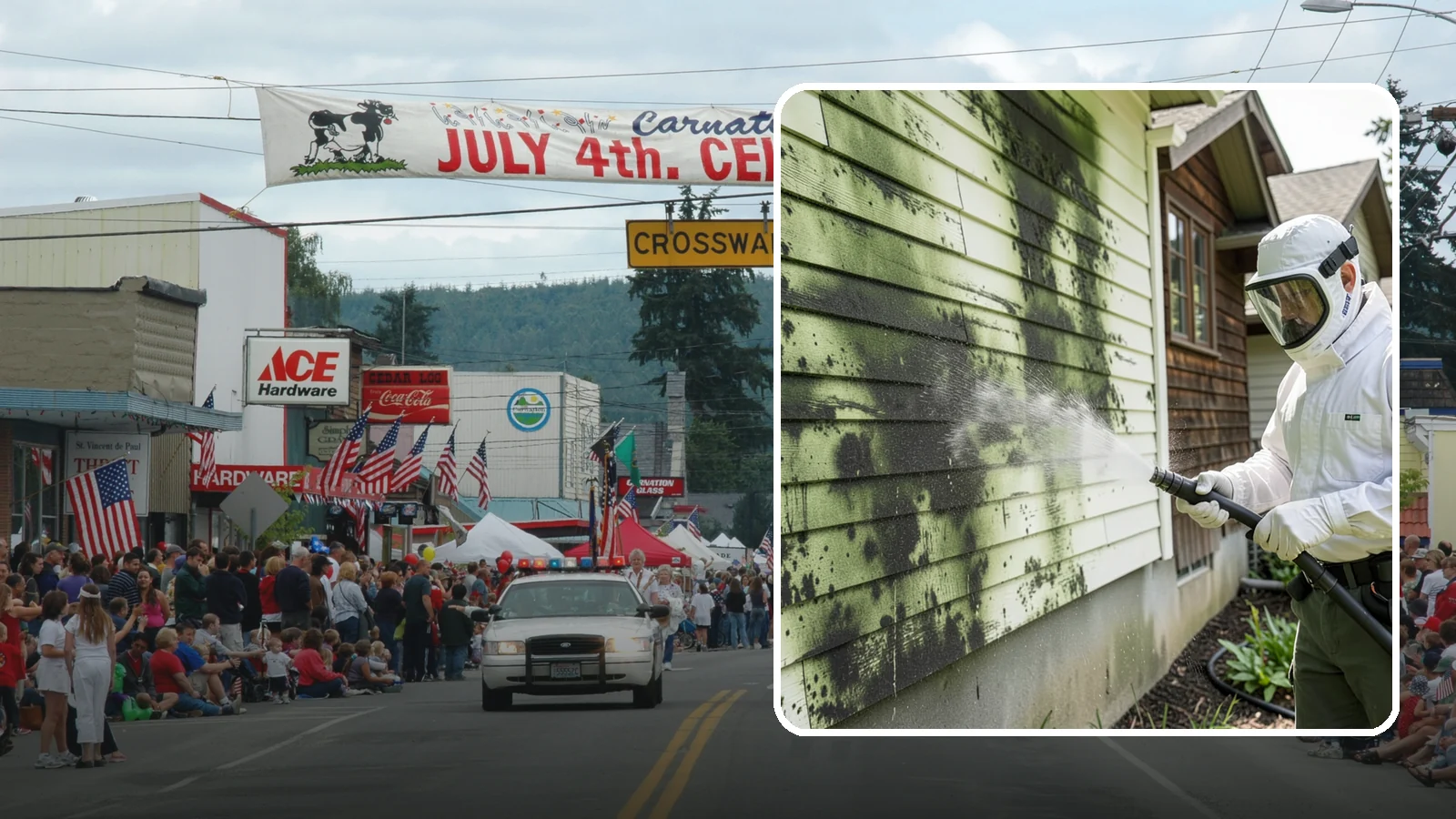 Mold Removal in Carnation, King County, WA - Targeted soft-wash mold treatment that kills and removes green and black mold from siding, roofs, and hardscapes.