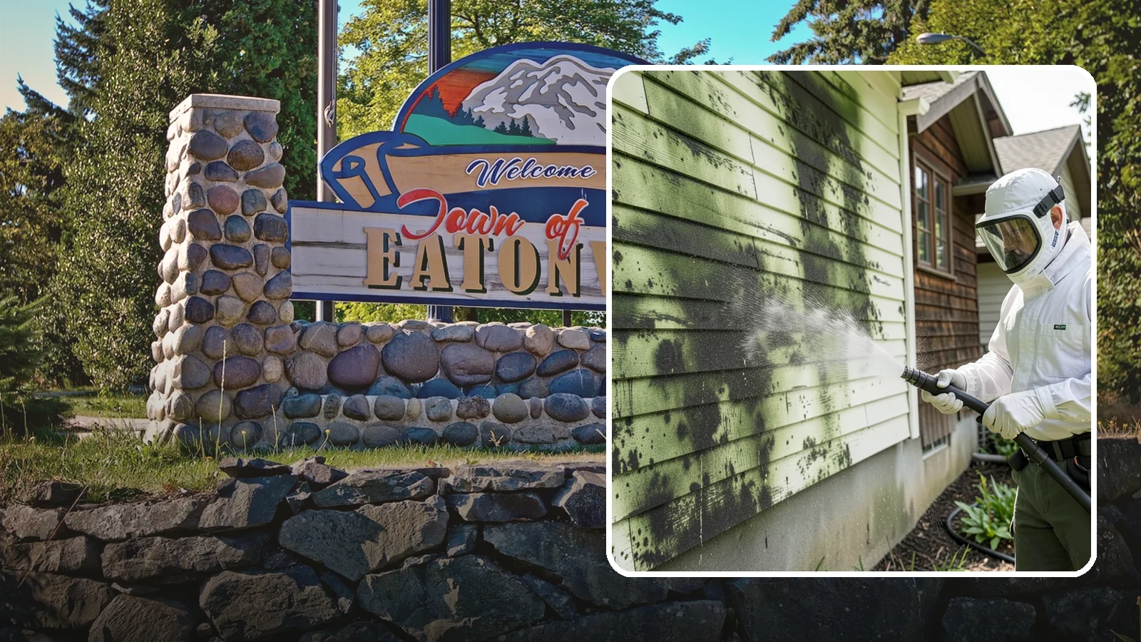 Mold Removal in Eatonville, Pierce County, WA - Targeted soft-wash mold treatment that kills and removes green and black mold from siding, roofs, and hardscapes.