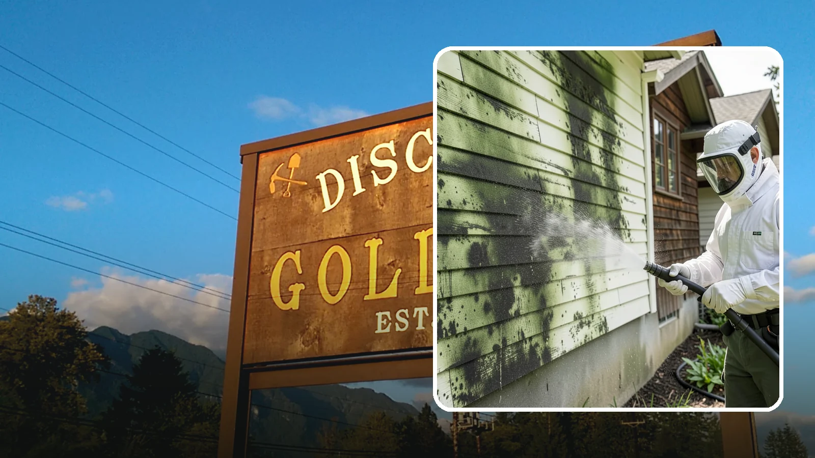 Mold Removal in Gold Bar, Snohomish County, WA - Targeted soft-wash mold treatment that kills and removes green and black mold from siding, roofs, and hardscapes.