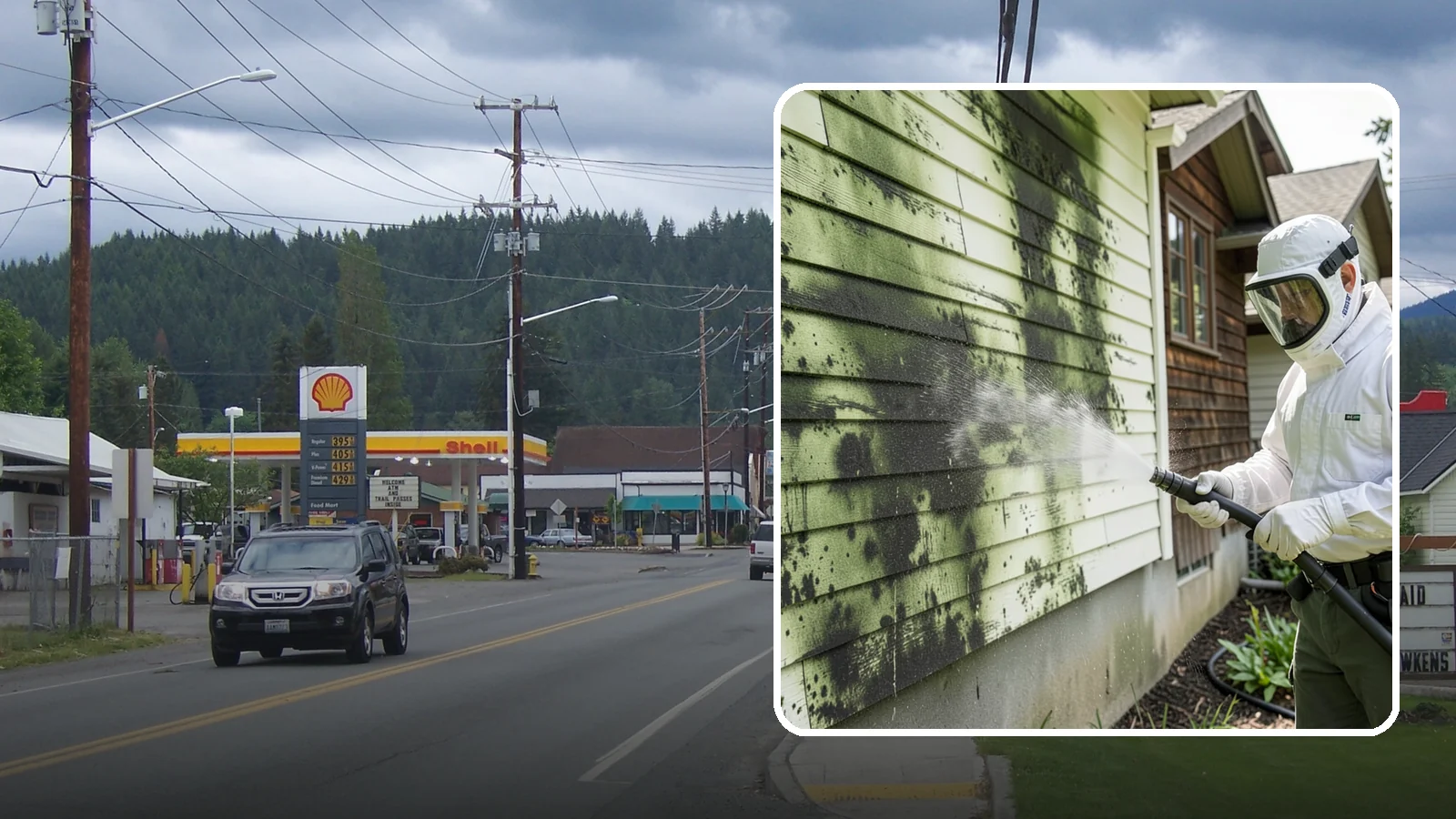 Mold Removal in Granite Falls, Snohomish County, WA - Targeted soft-wash mold treatment that kills and removes green and black mold from siding, roofs, and hardscapes.