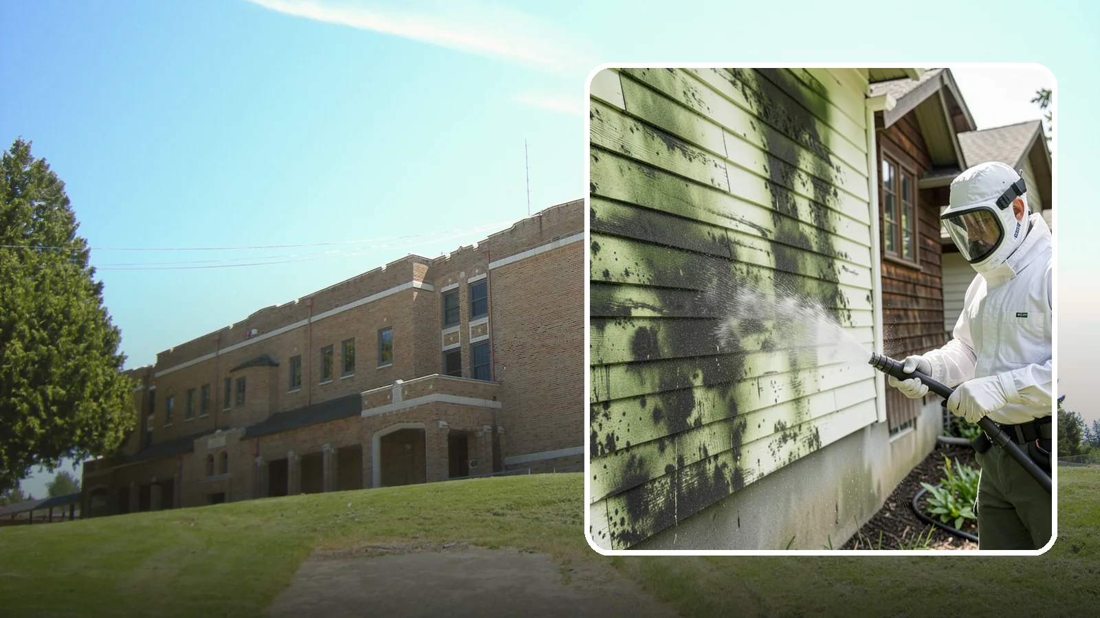 Mold Removal in Maple Valley, King County, WA - Targeted soft-wash mold treatment that kills and removes green and black mold from siding, roofs, and hardscapes.