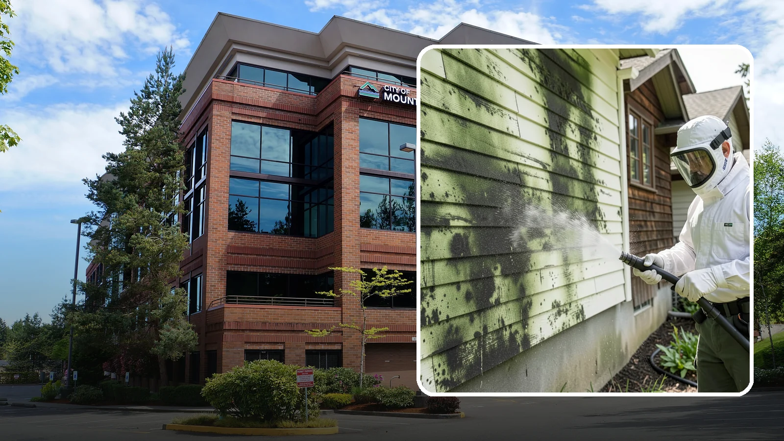 Mold Removal in Mountlake Terrace, Snohomish County, WA - Targeted soft-wash mold treatment that kills and removes green and black mold from siding, roofs, and hardscapes.