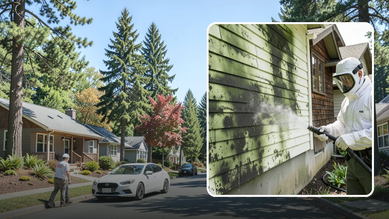 Mold Removal in Orting, Pierce County, WA - Targeted soft-wash mold treatment that kills and removes green and black mold from siding, roofs, and hardscapes.
