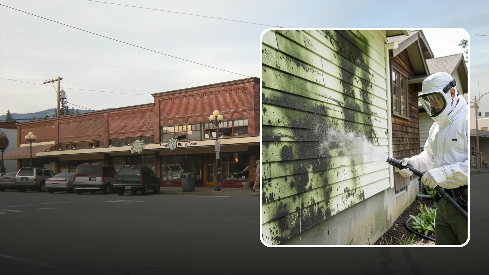 Mold Removal in Sedro-Woolley, Skagit County, WA - Targeted soft-wash mold treatment that kills and removes green and black mold from siding, roofs, and hardscapes.