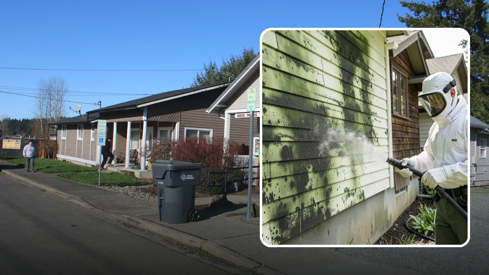 Mold Removal in South Prairie, Pierce County, WA - Targeted soft-wash mold treatment that kills and removes green and black mold from siding, roofs, and hardscapes.