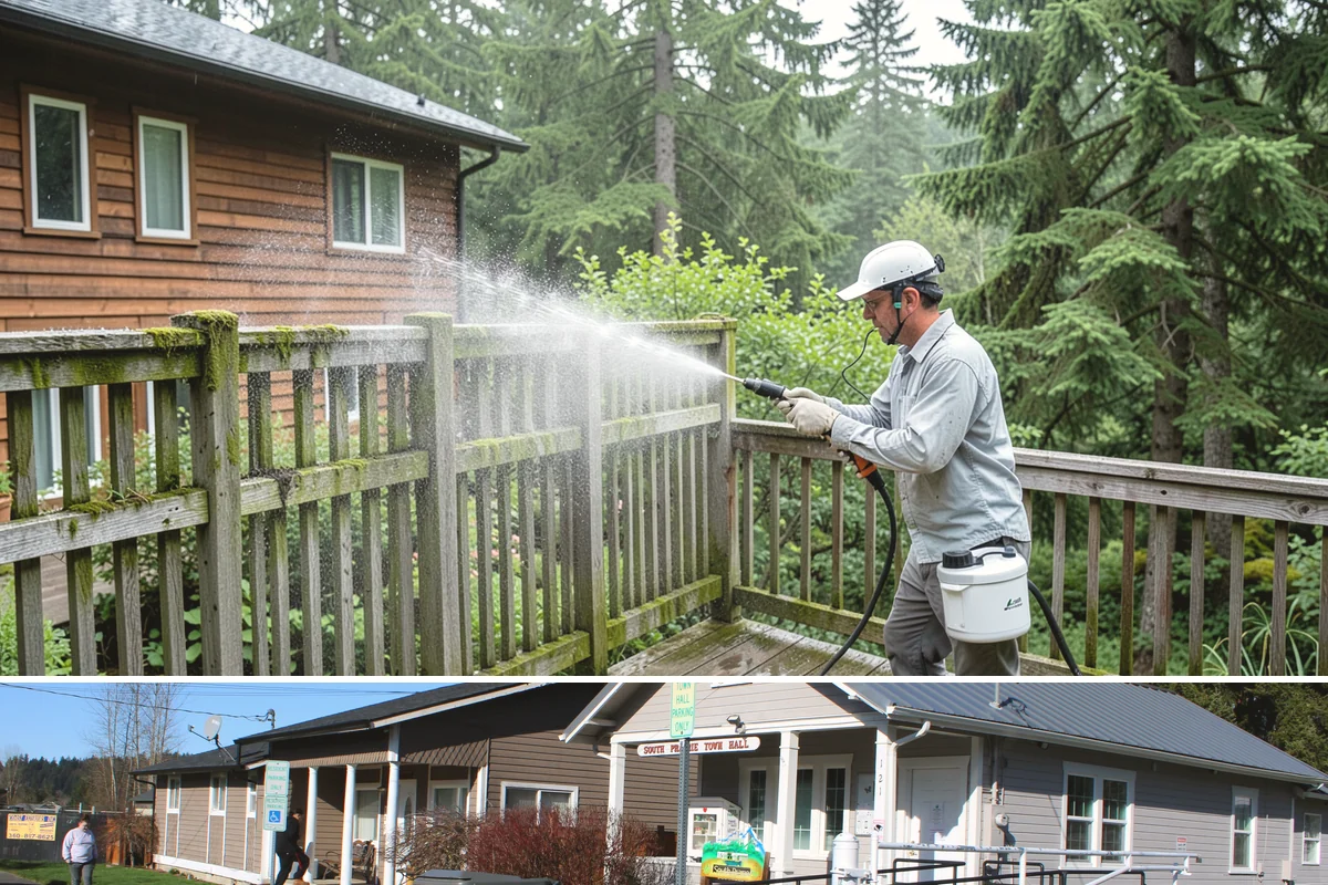 Mold Removal in South Prairie, Pierce County, WA - Address mold in spring or early summer to clear winter growth before the warmer months let it spread further.