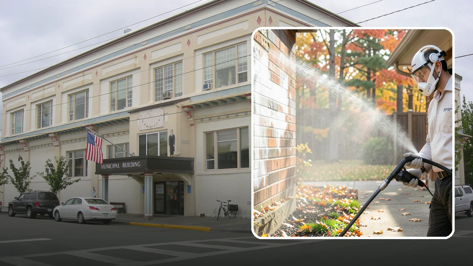 Mortar Haze Removal in Anacortes, Skagit County, WA - Remove the cloudy mortar haze left on brick and stone after masonry work with targeted cleaning chemistry.