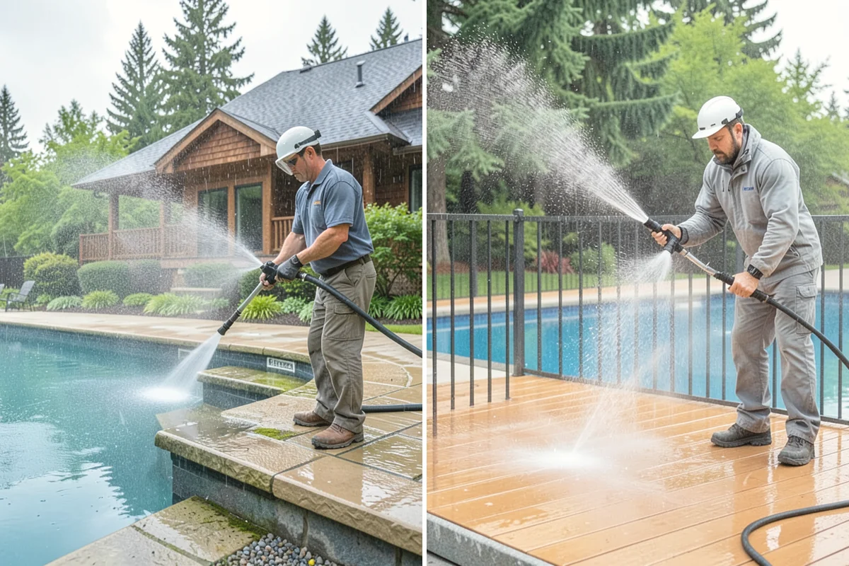 Mortar Haze Removal in Anacortes, Skagit County, WA - Dampen the masonry to protect the joints