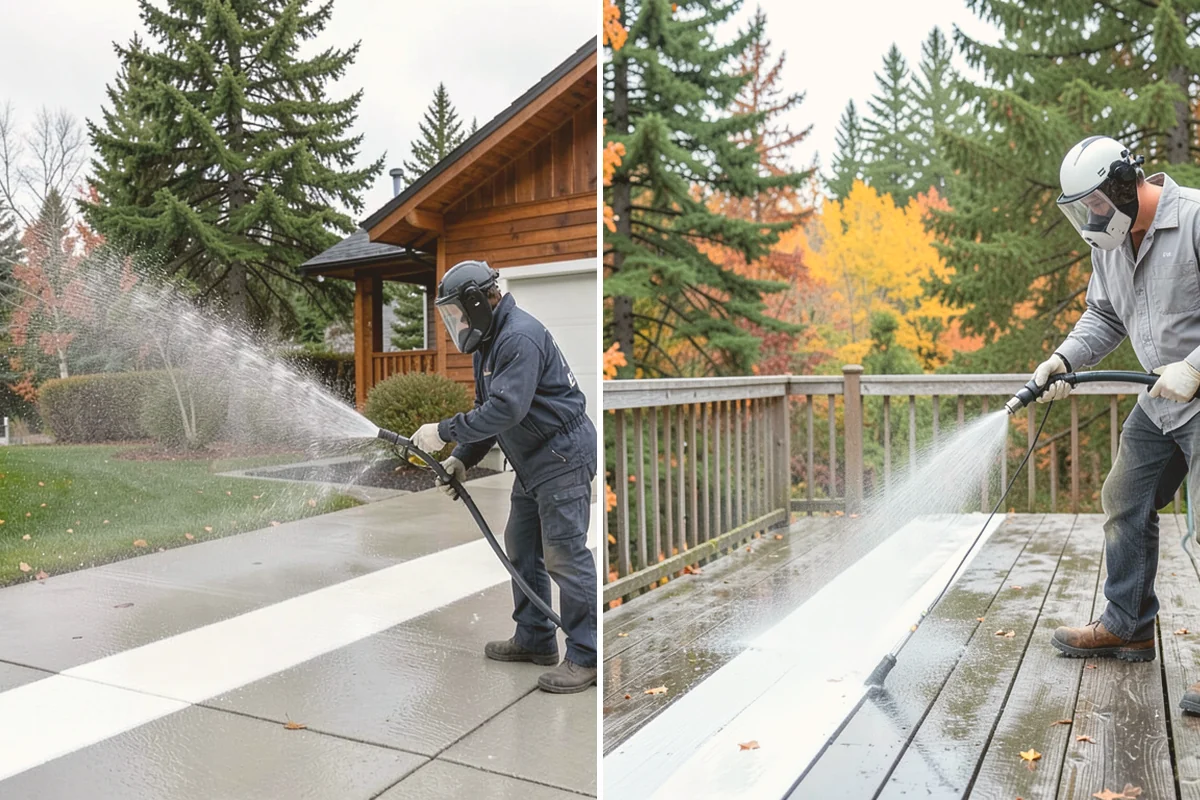 Mortar Haze Removal in Bellevue, King County, WA - Dampen the masonry to protect the joints