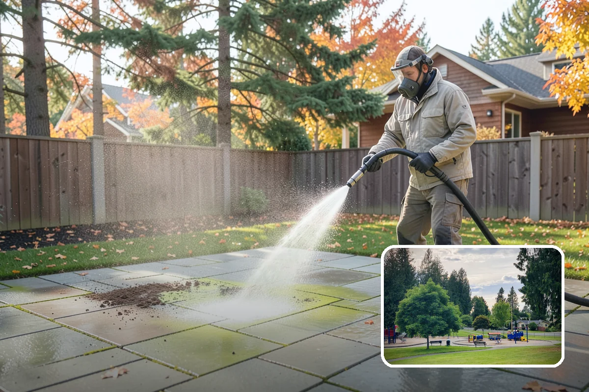 Mortar Haze Removal in Bonney Lake, Pierce County, WA - Clears cement-based haze that dulls new masonry