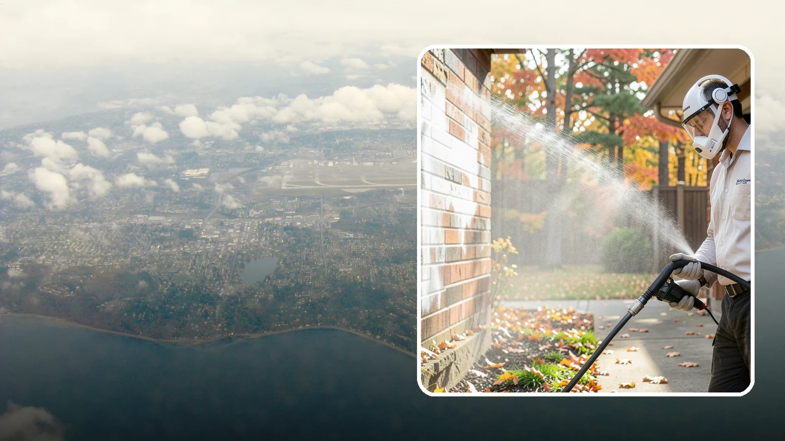 Mortar Haze Removal in Burien, King County, WA - Remove the cloudy mortar haze left on brick and stone after masonry work with targeted cleaning chemistry.