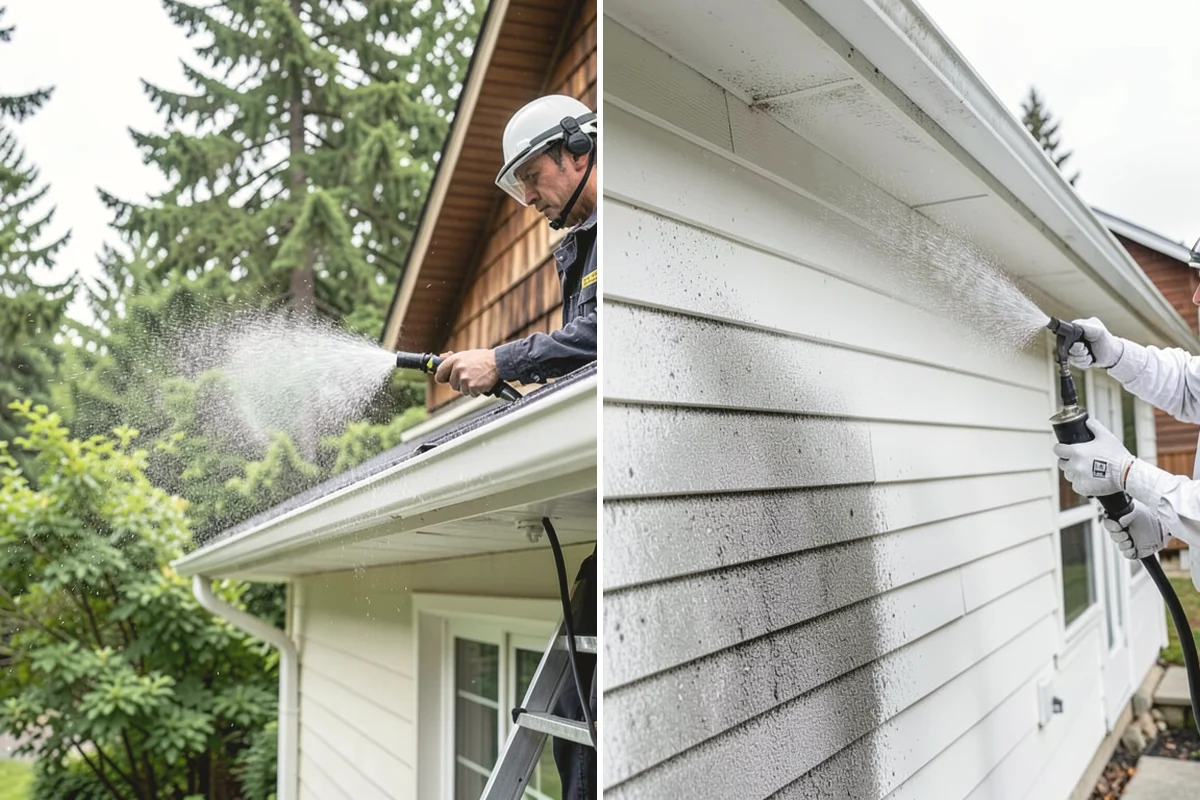 Mortar Haze Removal in Burien, King County, WA - Dampen the masonry to protect the joints