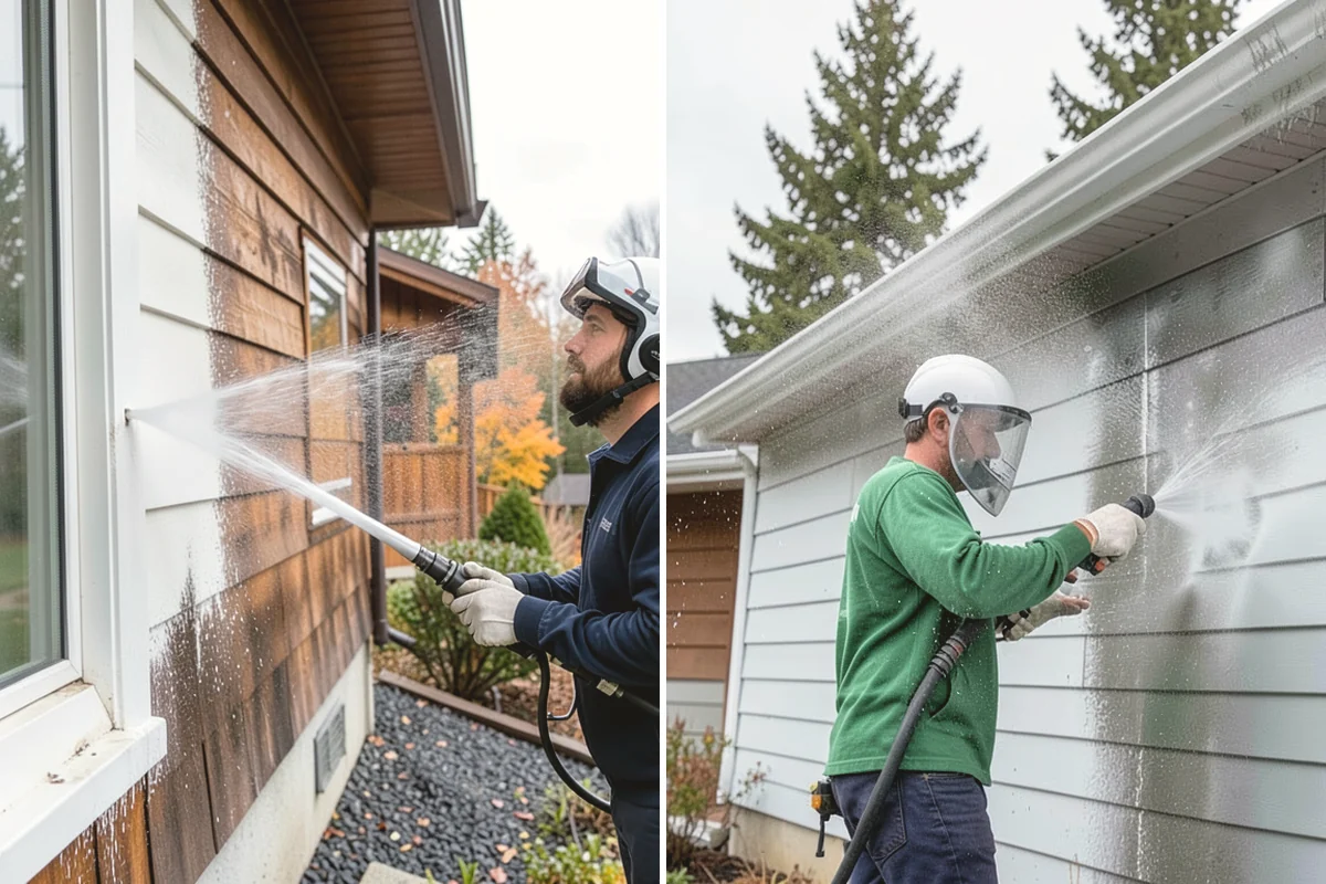 Mortar Haze Removal in Burlington, Skagit County, WA - Dampen the masonry to protect the joints