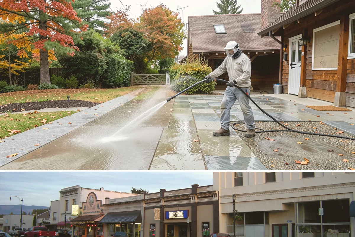 Mortar Haze Removal in Burlington, Skagit County, WA - This service follows masonry work whenever it is completed, though warmer, dry conditions help the cleaner react and rinse most...