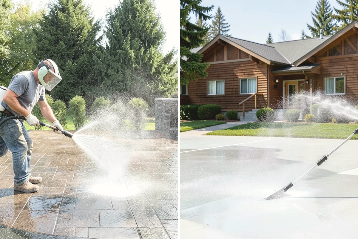 Mortar Haze Removal in Carbonado, Pierce County, WA - Dampen the masonry to protect the joints