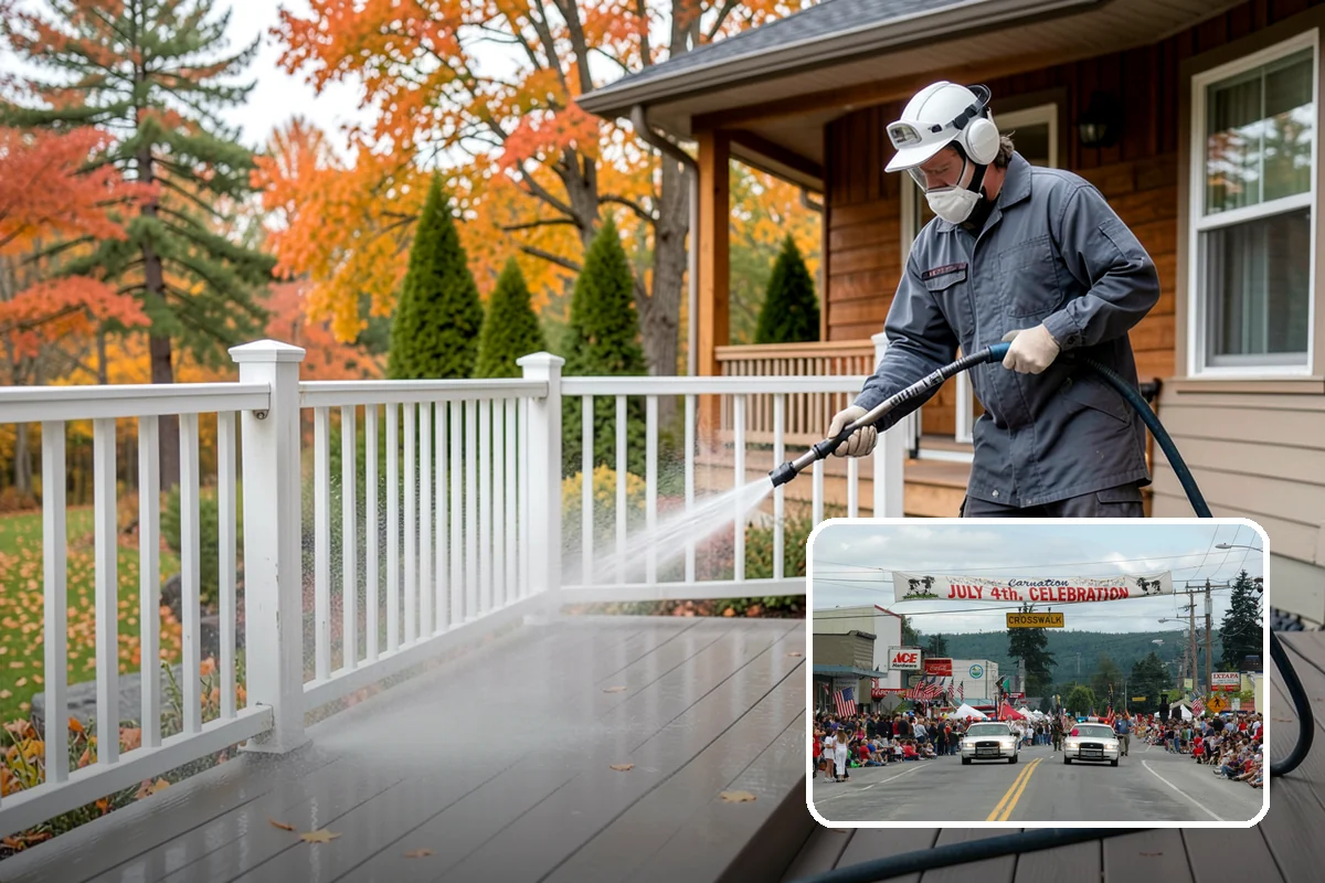 Mortar Haze Removal in Carnation, King County, WA - Clears cement-based haze that dulls new masonry