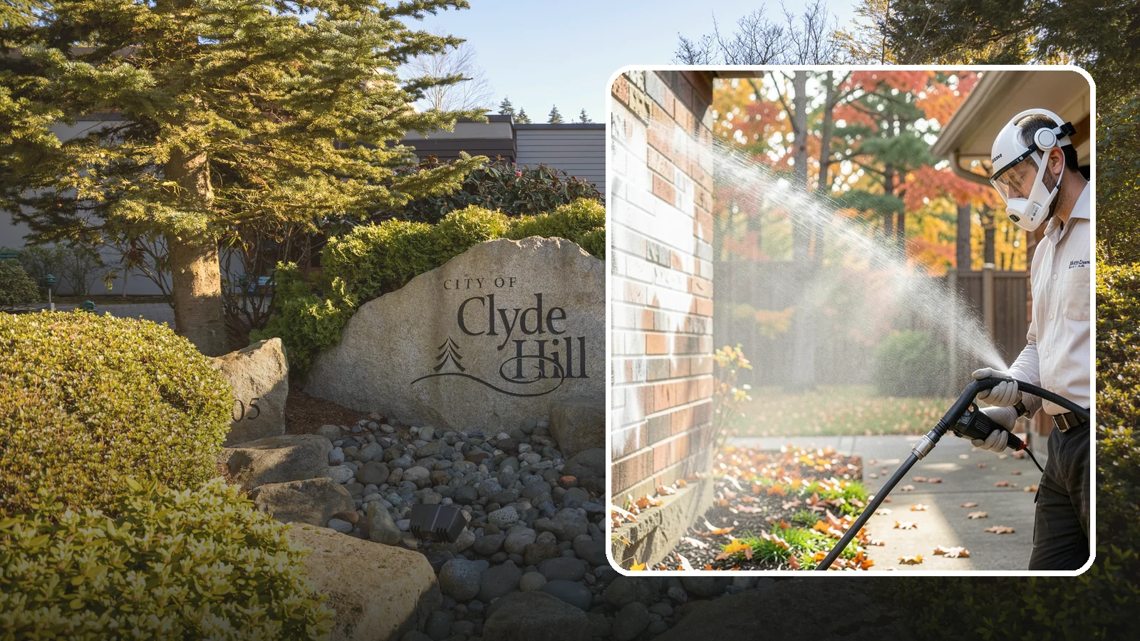 Mortar Haze Removal in Clyde Hill, King County, WA - Remove the cloudy mortar haze left on brick and stone after masonry work with targeted cleaning chemistry.