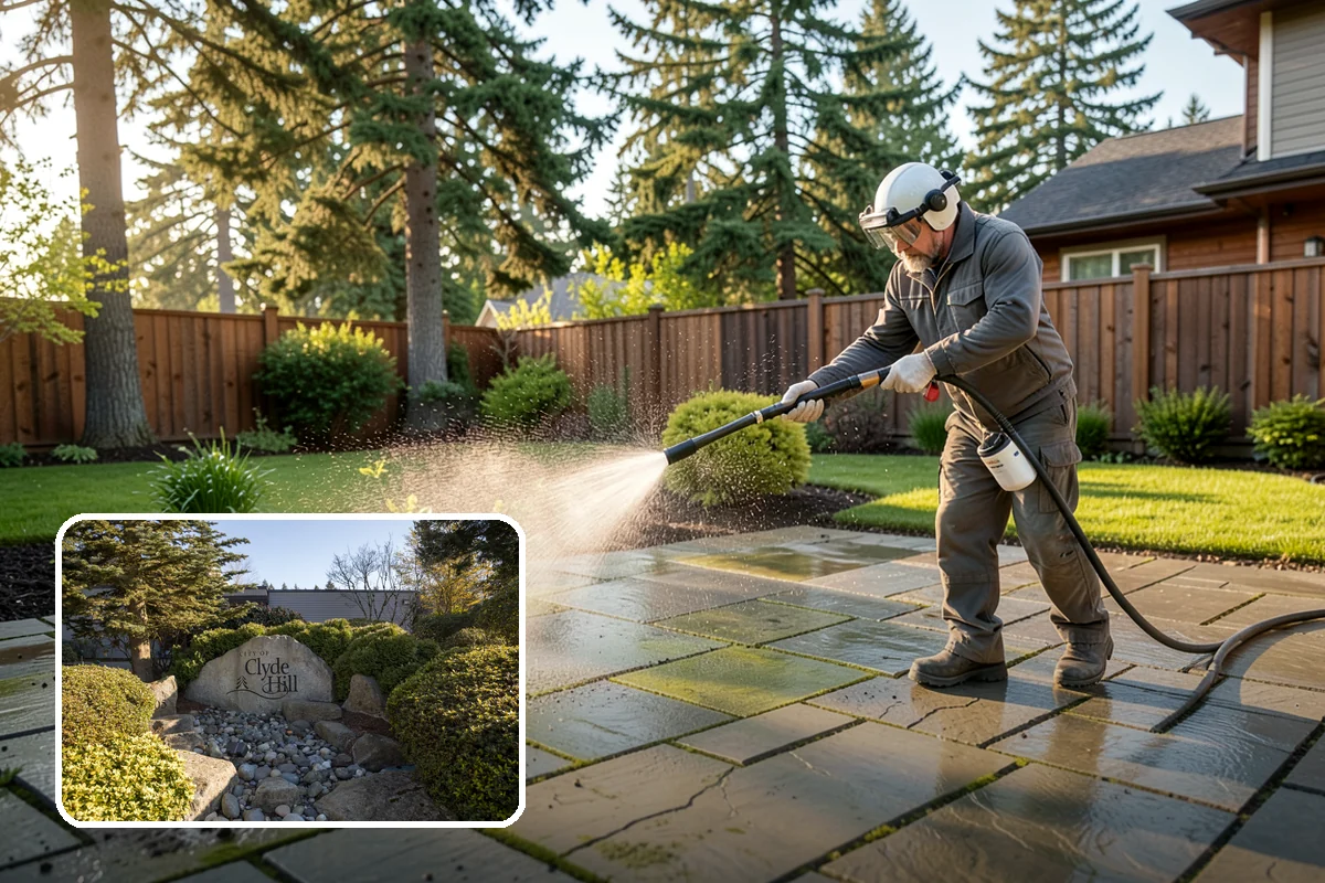 Mortar Haze Removal in Clyde Hill, King County, WA - Clears cement-based haze that dulls new masonry