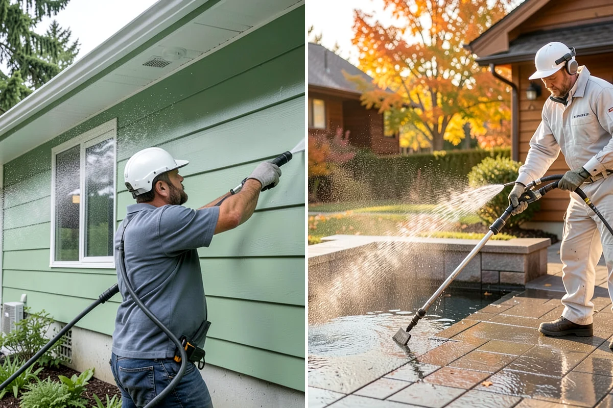 Mortar Haze Removal in Clyde Hill, King County, WA - Dampen the masonry to protect the joints
