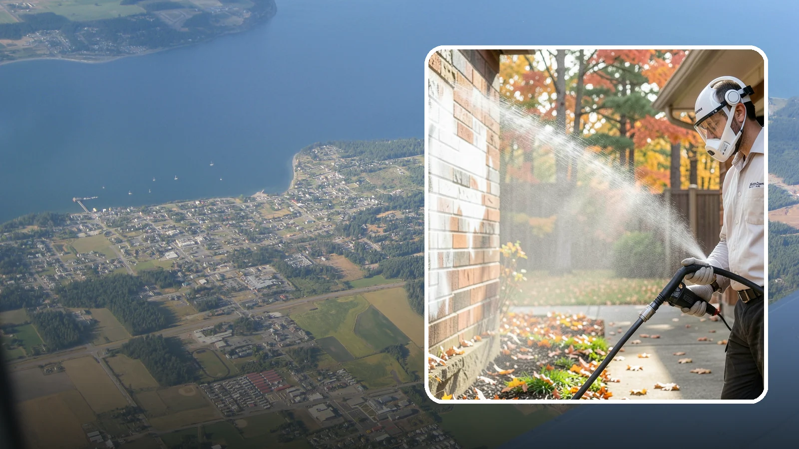 Mortar Haze Removal in Coupeville, Island County, WA - Remove the cloudy mortar haze left on brick and stone after masonry work with targeted cleaning chemistry.