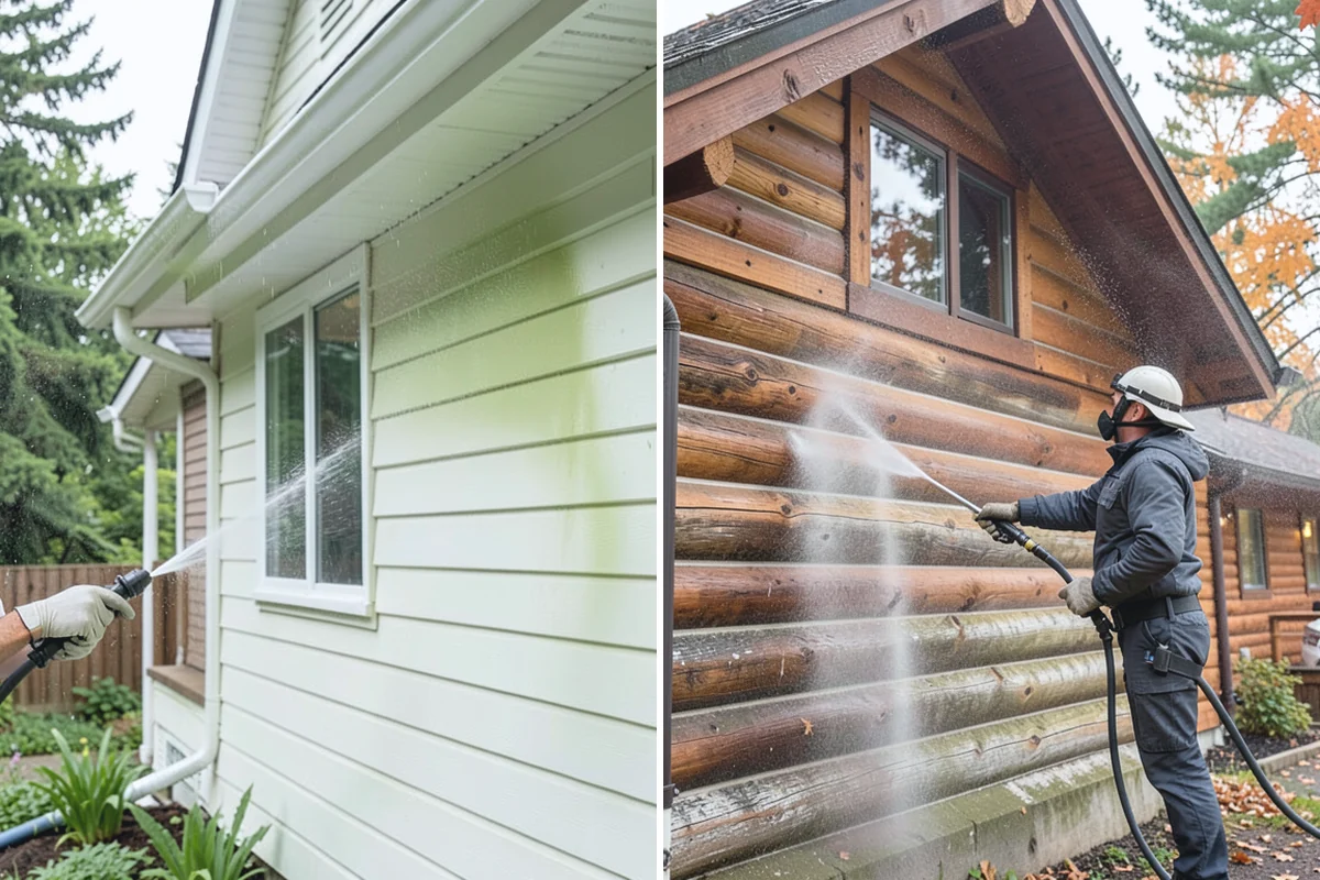 Mortar Haze Removal in Coupeville, Island County, WA - Dampen the masonry to protect the joints