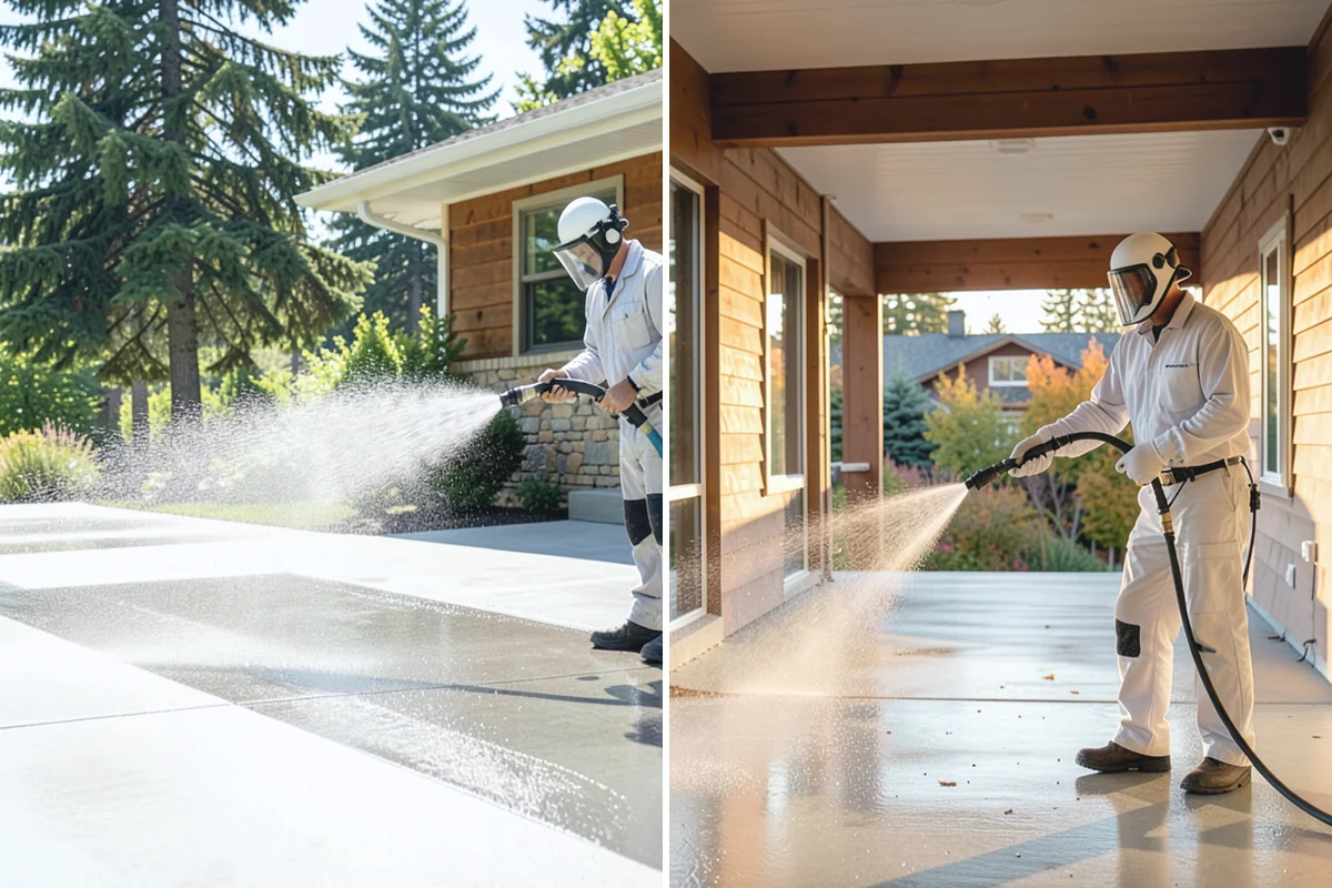 Mortar Haze Removal in Darrington, Snohomish County, WA - Dampen the masonry to protect the joints