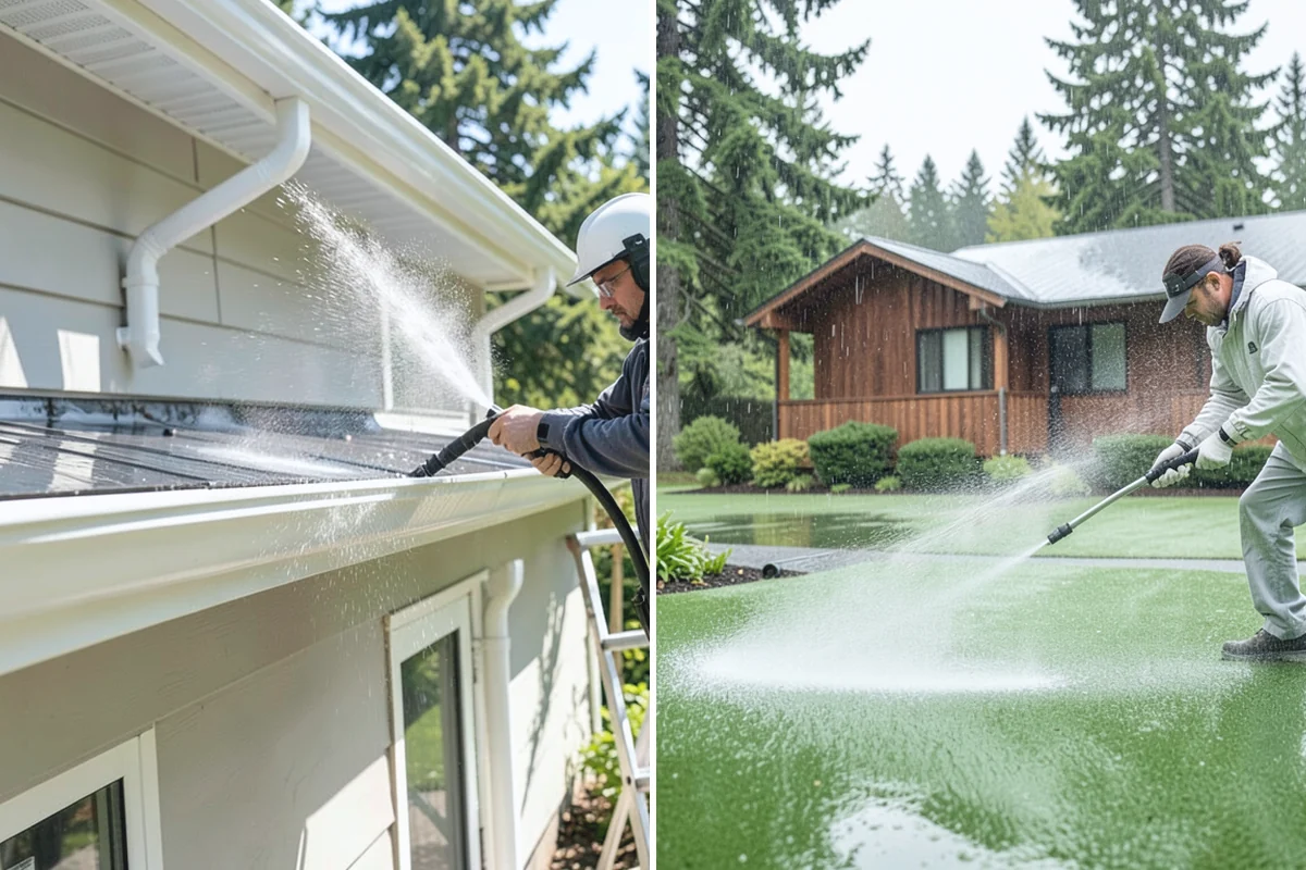 Mortar Haze Removal in Des Moines, King County, WA - Dampen the masonry to protect the joints