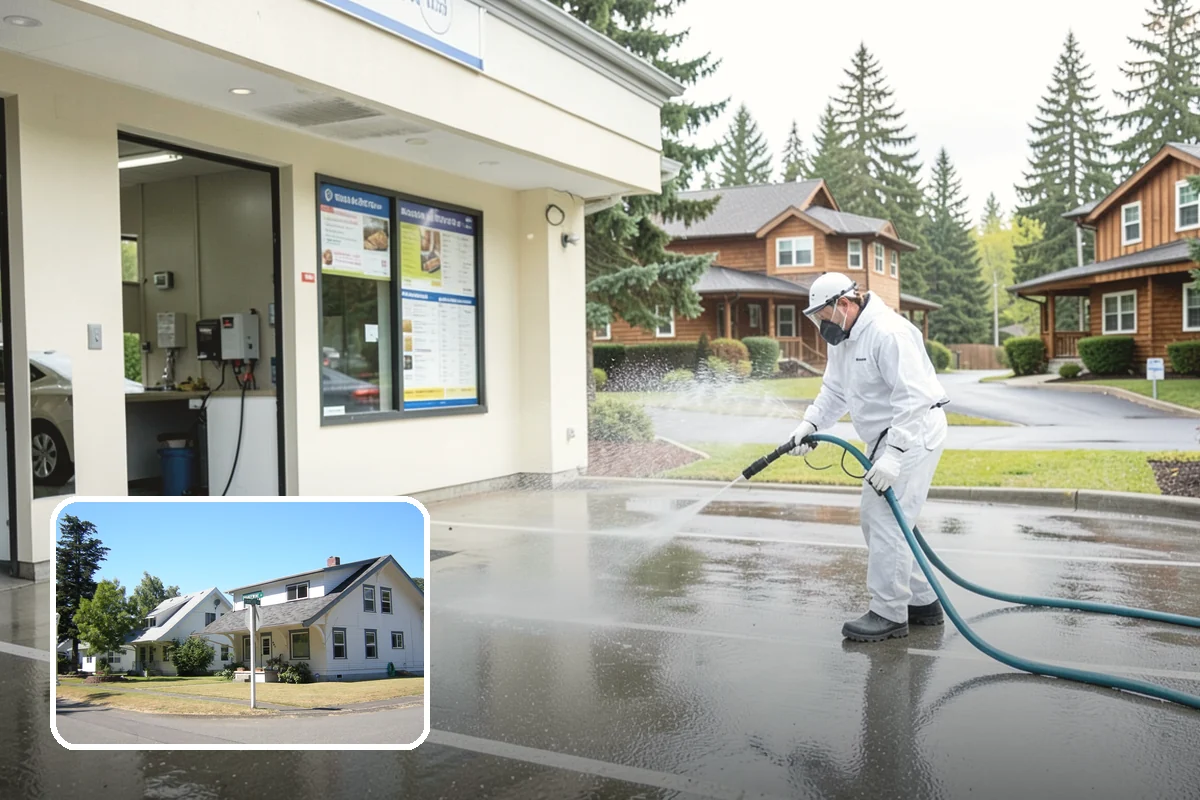 Mortar Haze Removal in DuPont, Pierce County, WA - Clears cement-based haze that dulls new masonry