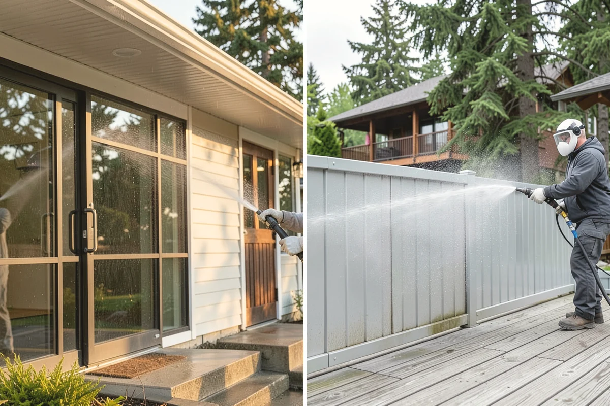 Mortar Haze Removal in Duvall, King County, WA - Dampen the masonry to protect the joints