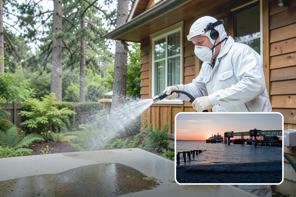Mortar Haze Removal in Edmonds, Snohomish County, WA - Clears cement-based haze that dulls new masonry