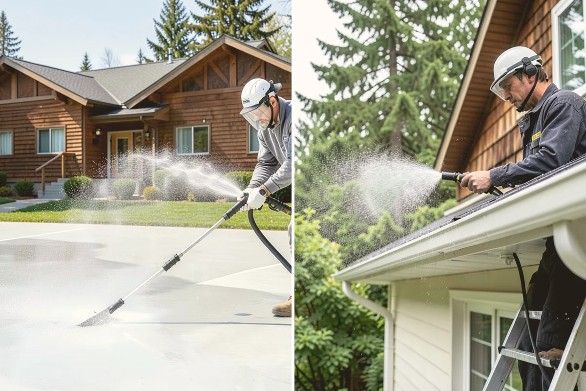 Mortar Haze Removal in Fife, Pierce County, WA - Dampen the masonry to protect the joints