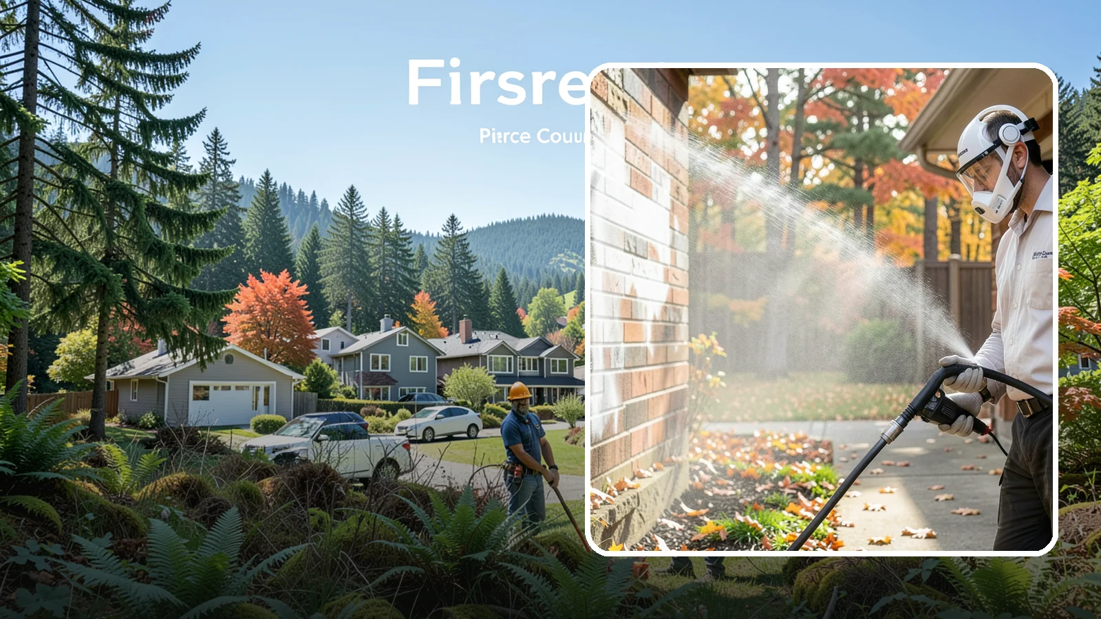 Mortar Haze Removal in Fircrest, Pierce County, WA - Remove the cloudy mortar haze left on brick and stone after masonry work with targeted cleaning chemistry.