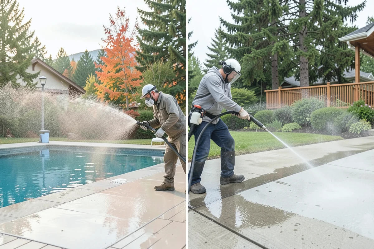 Mortar Haze Removal in Gold Bar, Snohomish County, WA - Dampen the masonry to protect the joints