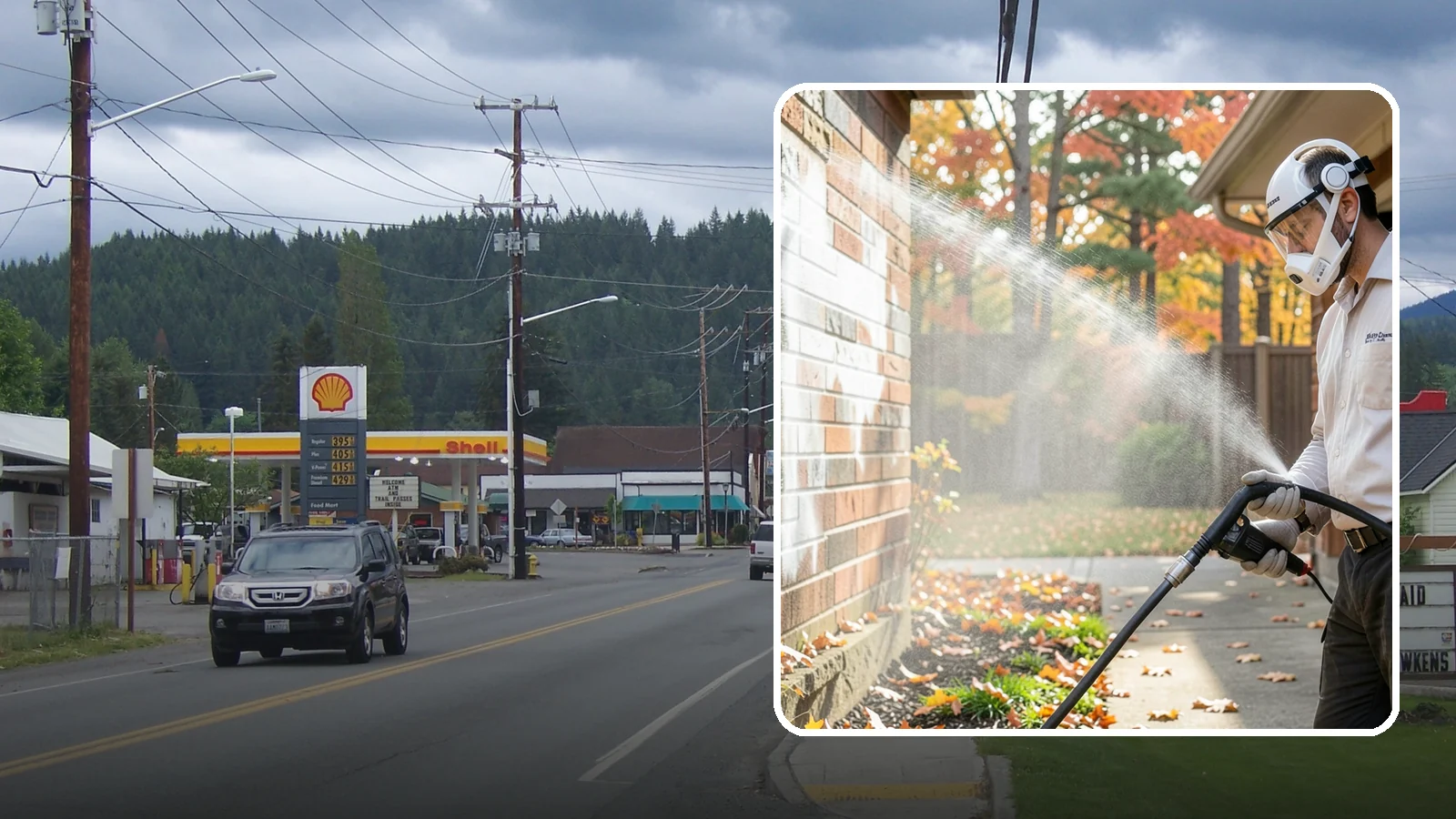 Mortar Haze Removal in Granite Falls, Snohomish County, WA - Remove the cloudy mortar haze left on brick and stone after masonry work with targeted cleaning chemistry.