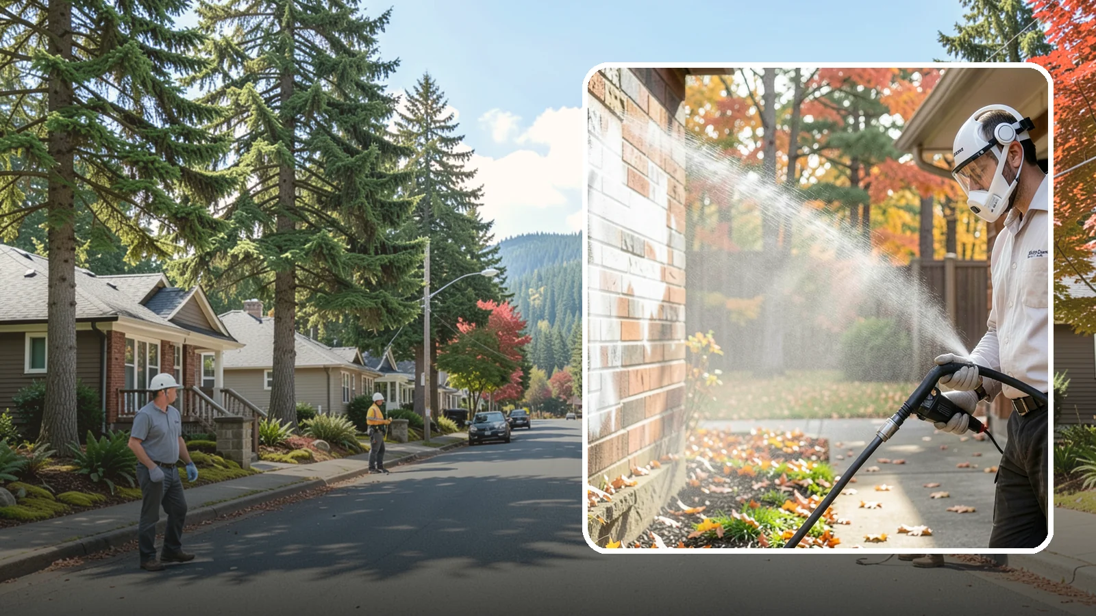 Mortar Haze Removal in Hunts Point, King County, WA - Remove the cloudy mortar haze left on brick and stone after masonry work with targeted cleaning chemistry.