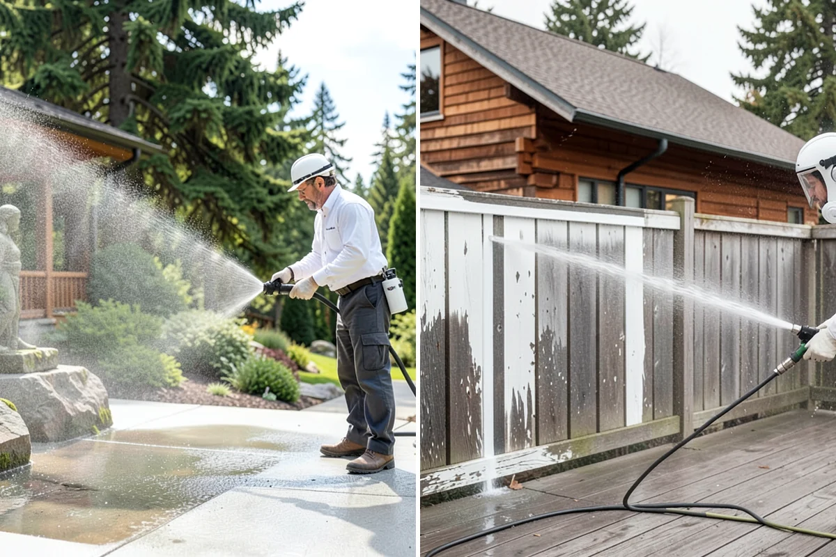 Mortar Haze Removal in Hunts Point, King County, WA - Dampen the masonry to protect the joints