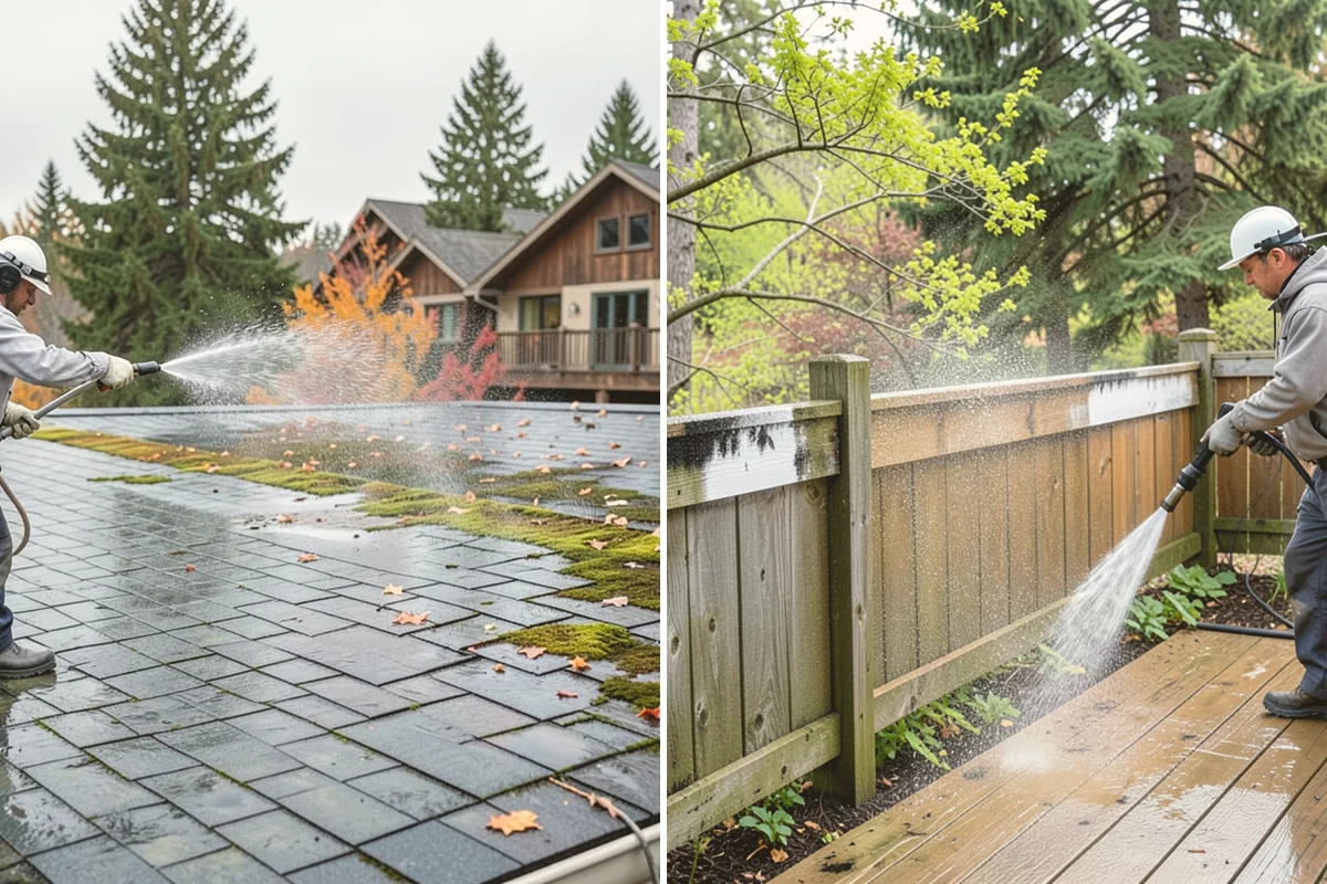 Mortar Haze Removal in Index, Snohomish County, WA - Dampen the masonry to protect the joints