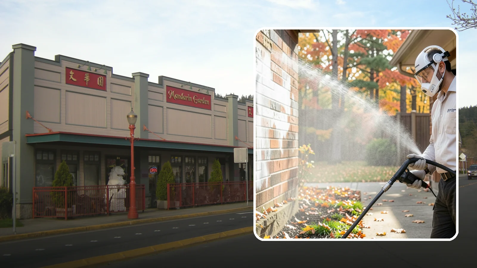 Mortar Haze Removal in Issaquah, King County, WA - Remove the cloudy mortar haze left on brick and stone after masonry work with targeted cleaning chemistry.
