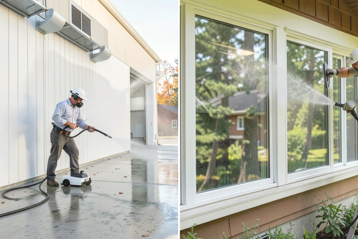 Mortar Haze Removal in Issaquah, King County, WA - Dampen the masonry to protect the joints