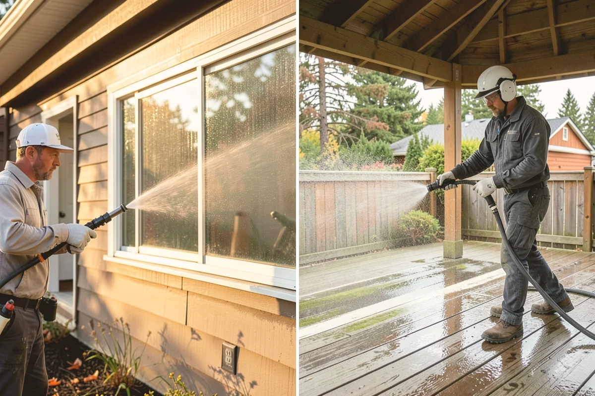 Mortar Haze Removal in Kirkland, King County, WA - Dampen the masonry to protect the joints