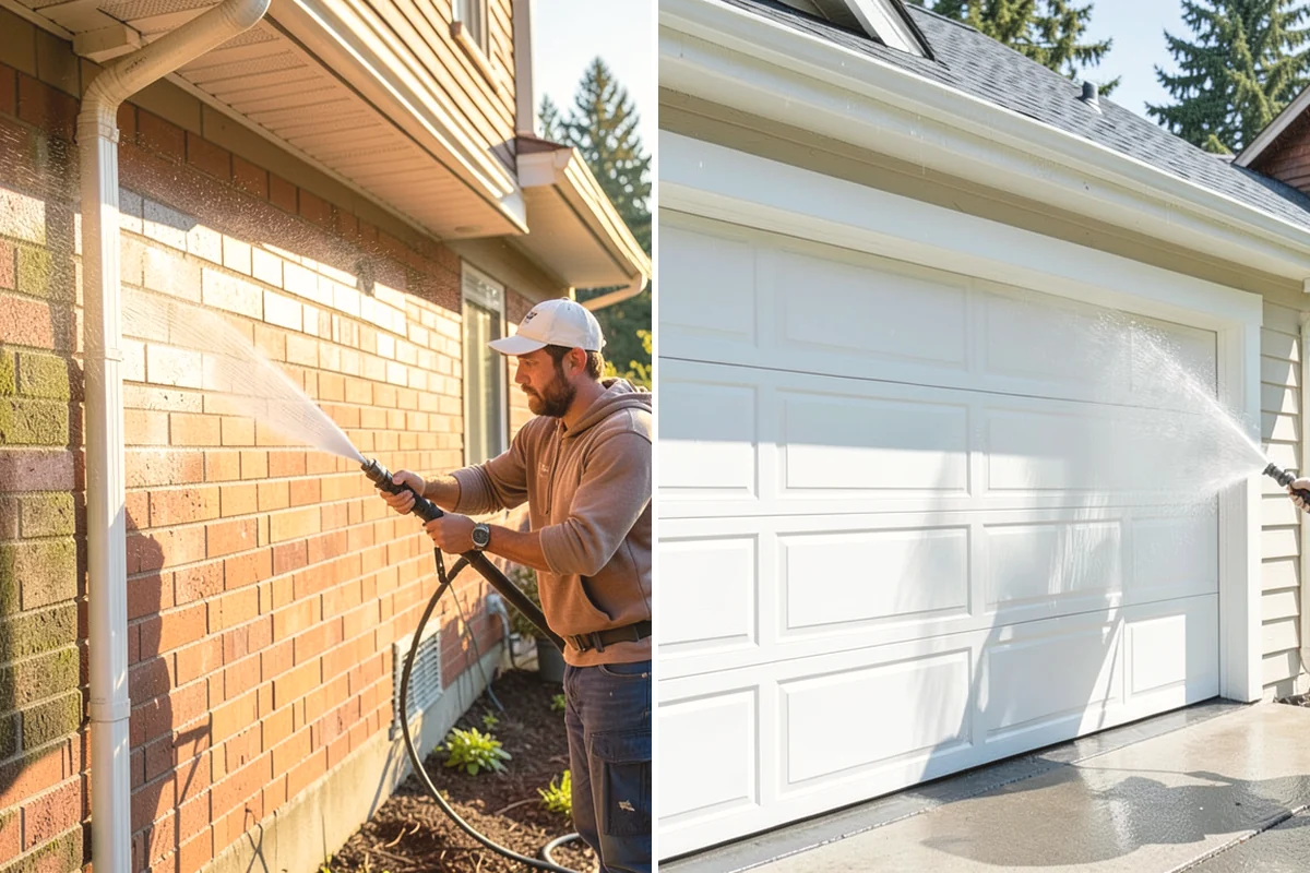 Mortar Haze Removal in La Conner, Skagit County, WA - Dampen the masonry to protect the joints