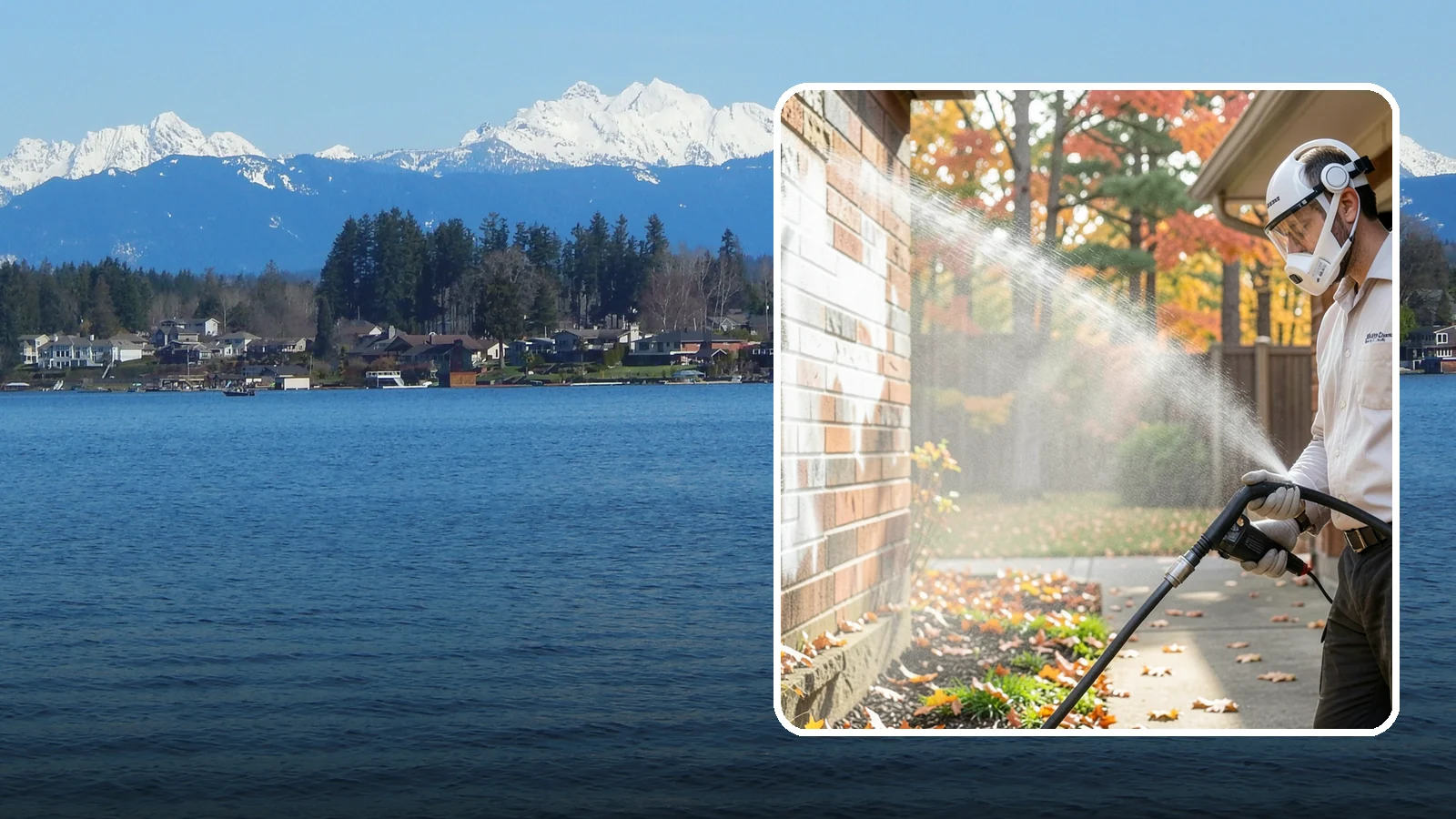Mortar Haze Removal in Lake Stevens, Snohomish County, WA - Remove the cloudy mortar haze left on brick and stone after masonry work with targeted cleaning chemistry.
