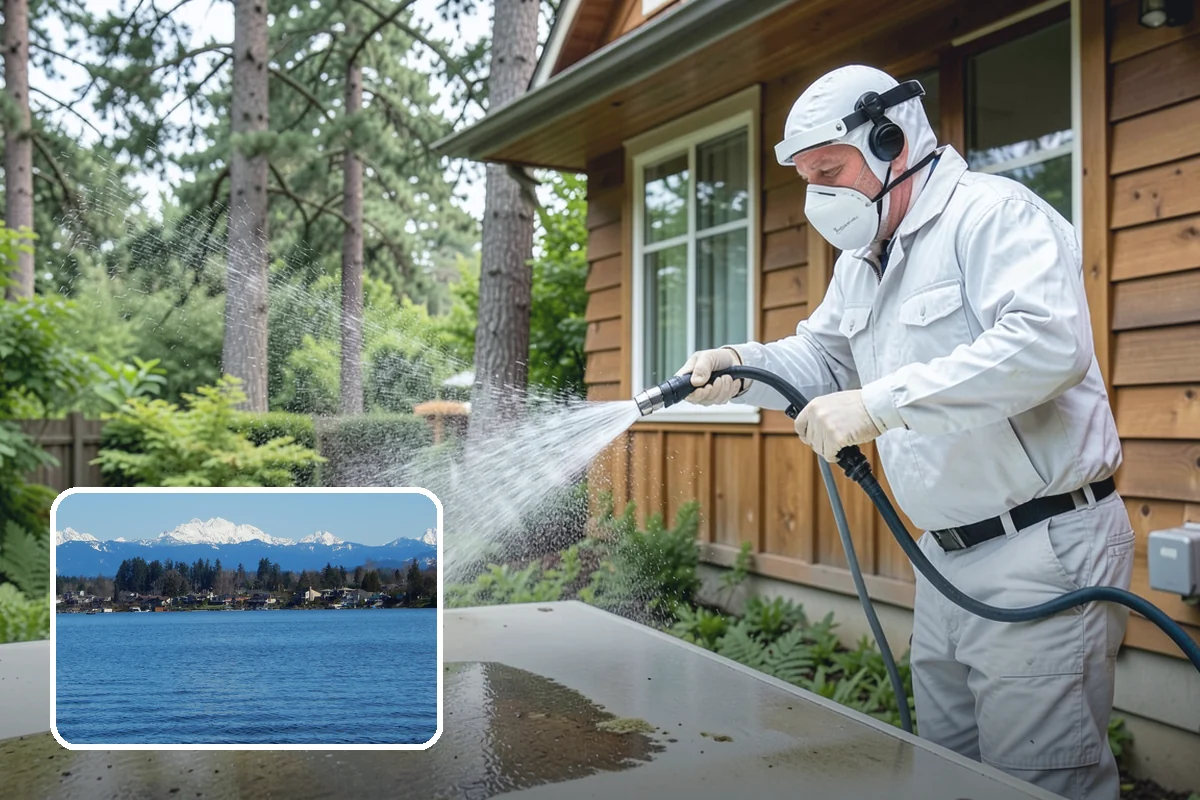 Mortar Haze Removal in Lake Stevens, Snohomish County, WA - Clears cement-based haze that dulls new masonry