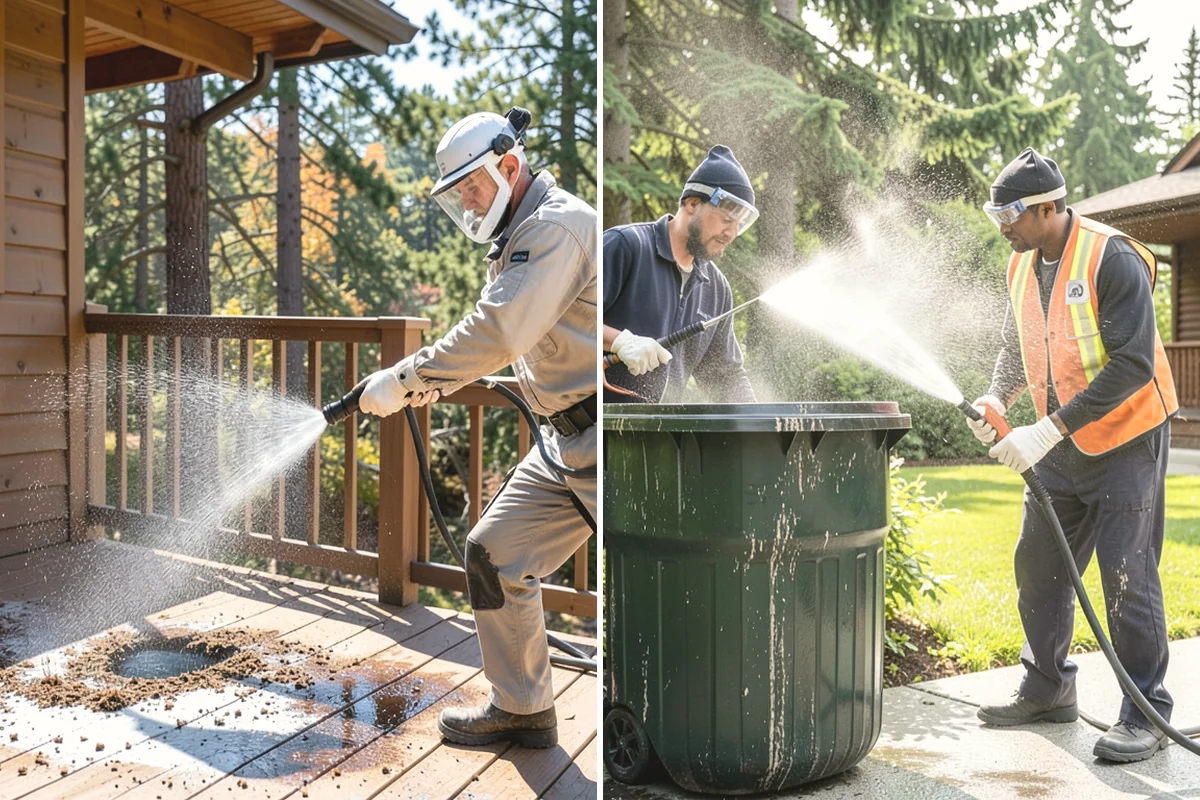 Mortar Haze Removal in Lake Stevens, Snohomish County, WA - Dampen the masonry to protect the joints